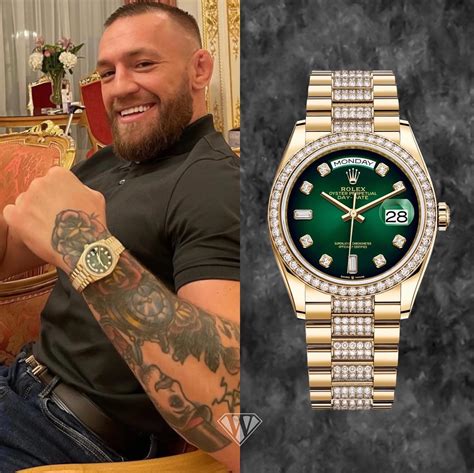 conor mcgregor rolex gift|Conor McGregor roulette watch.